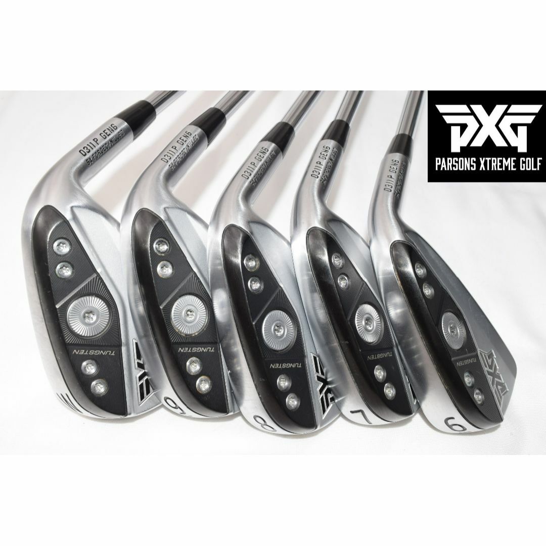 美品☆PXG 0311P GEN6 アイアン☆6-W 5本セット☆FLEXSPXG型番