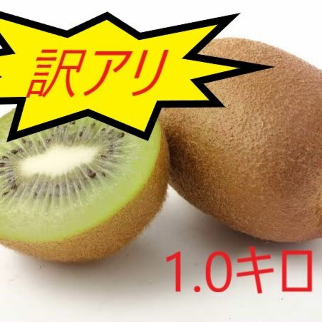 【今が旬】キウイの国 愛媛県産グリーンキウイ　Bサイズ1キロ 食品/飲料/酒の食品(フルーツ)の商品写真