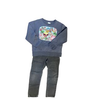 ヒステリックミニ(HYSTERIC MINI)の☆★2点セット☆トレーナー（ヒスミニ）、パンツ（GAP）(Tシャツ/カットソー)