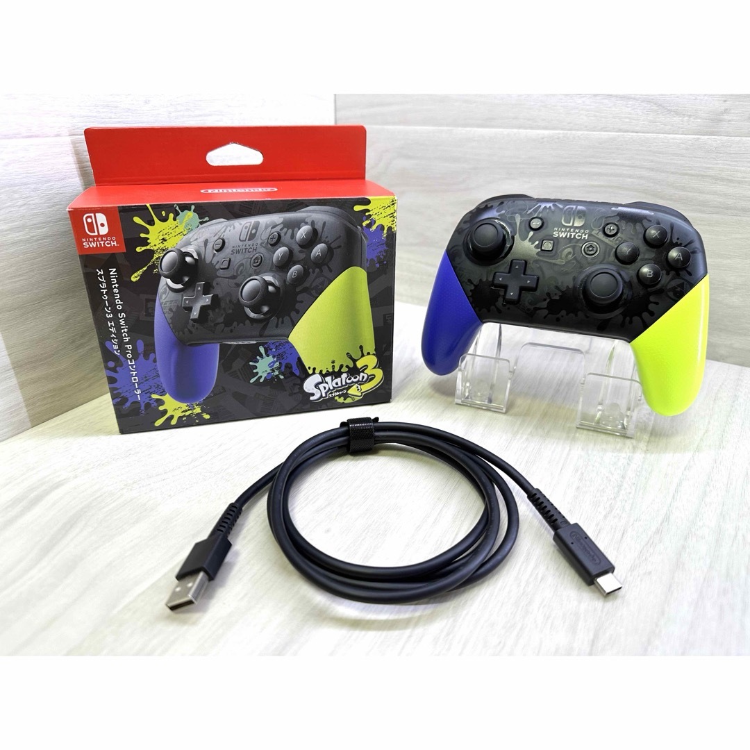 Nintendo Switch - Nintendo Switch 純正プロコントローラー スプラトゥーン３デザイン