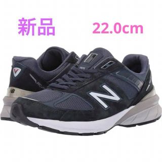 ニューバランス(New Balance)のニューバランス Made in USA W990NV5  ネイビー 22.0cm(スニーカー)