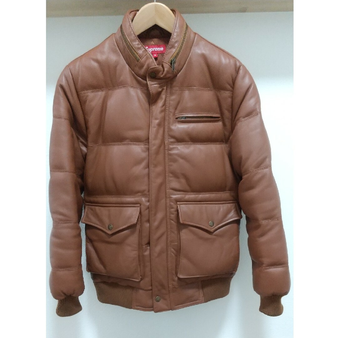 Supreme - Supreme レザーダウン Mサイズの通販 by あつし's Supreme - Supreme レザーダウン Mサイズの通販 by あつし's