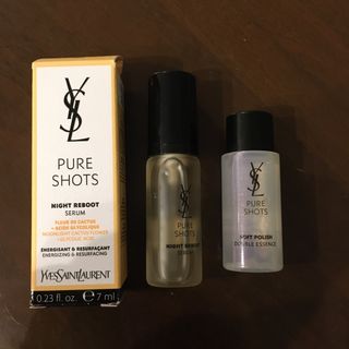 イヴサンローラン(Yves Saint Laurent)のイヴ・サンローラン　美容液　化粧水　ナイトセラム　ピュアショット　エッセンス(美容液)