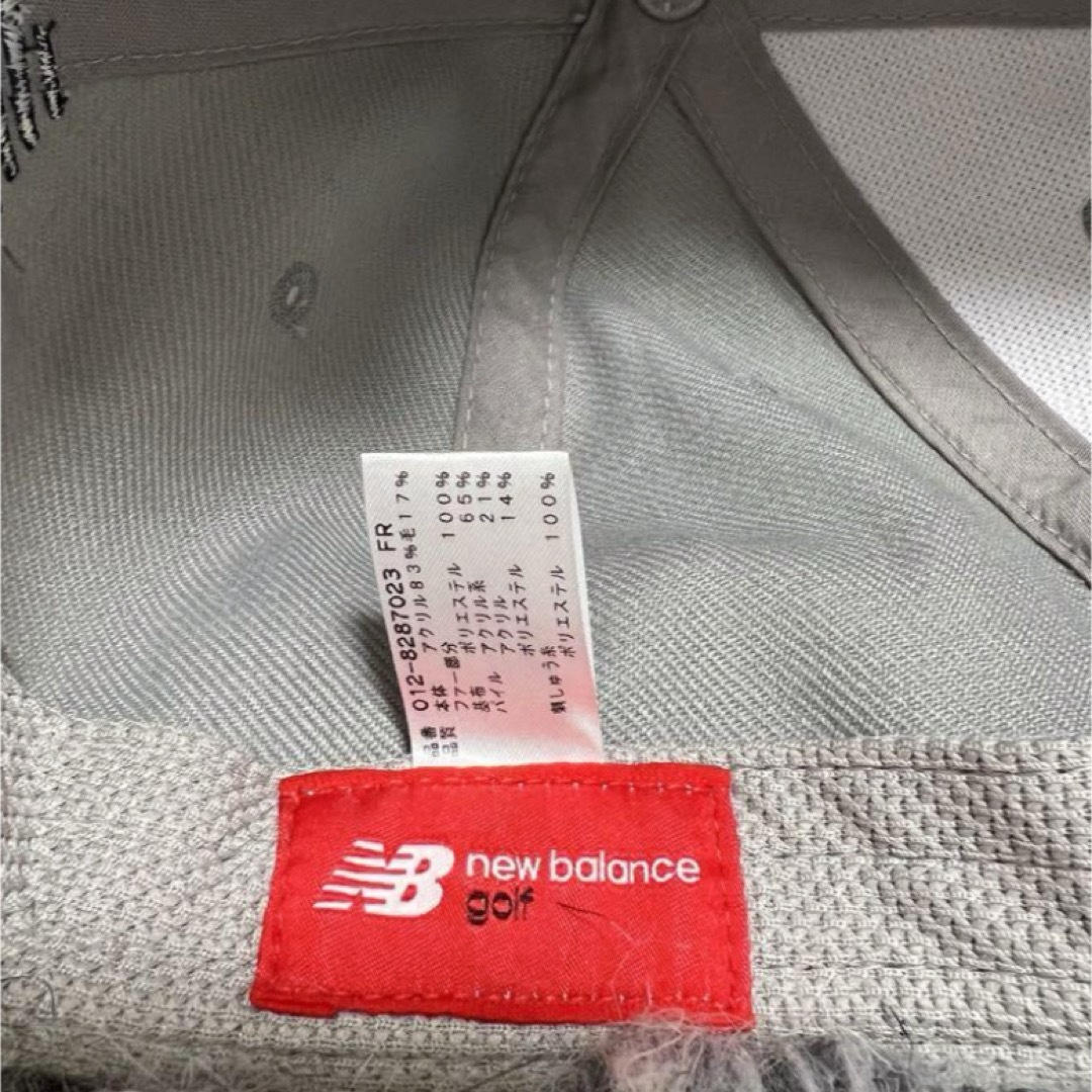 new balance golf(ニューバランスゴルフ)の耳当てボア付きキャップ レディースの帽子(キャップ)の商品写真