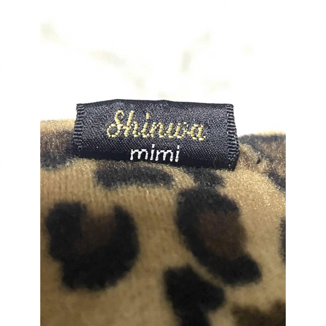 Mimi(ミミ)のmimi 巾着バッグ　ヒョウ柄　豹柄　ブラウン レディースのバッグ(その他)の商品写真