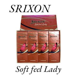 スリクソン(Srixon)の【ピンク】SRIXON Soft feel Lady ゴルフボール 1ダース(その他)