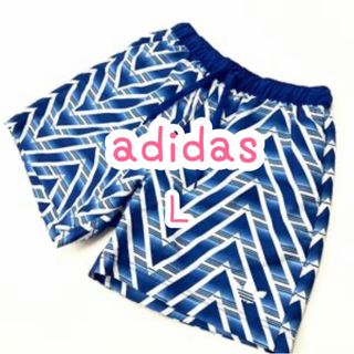 アディダス(adidas)のadidas/ショートパンツ/ブルー/L(ショートパンツ)