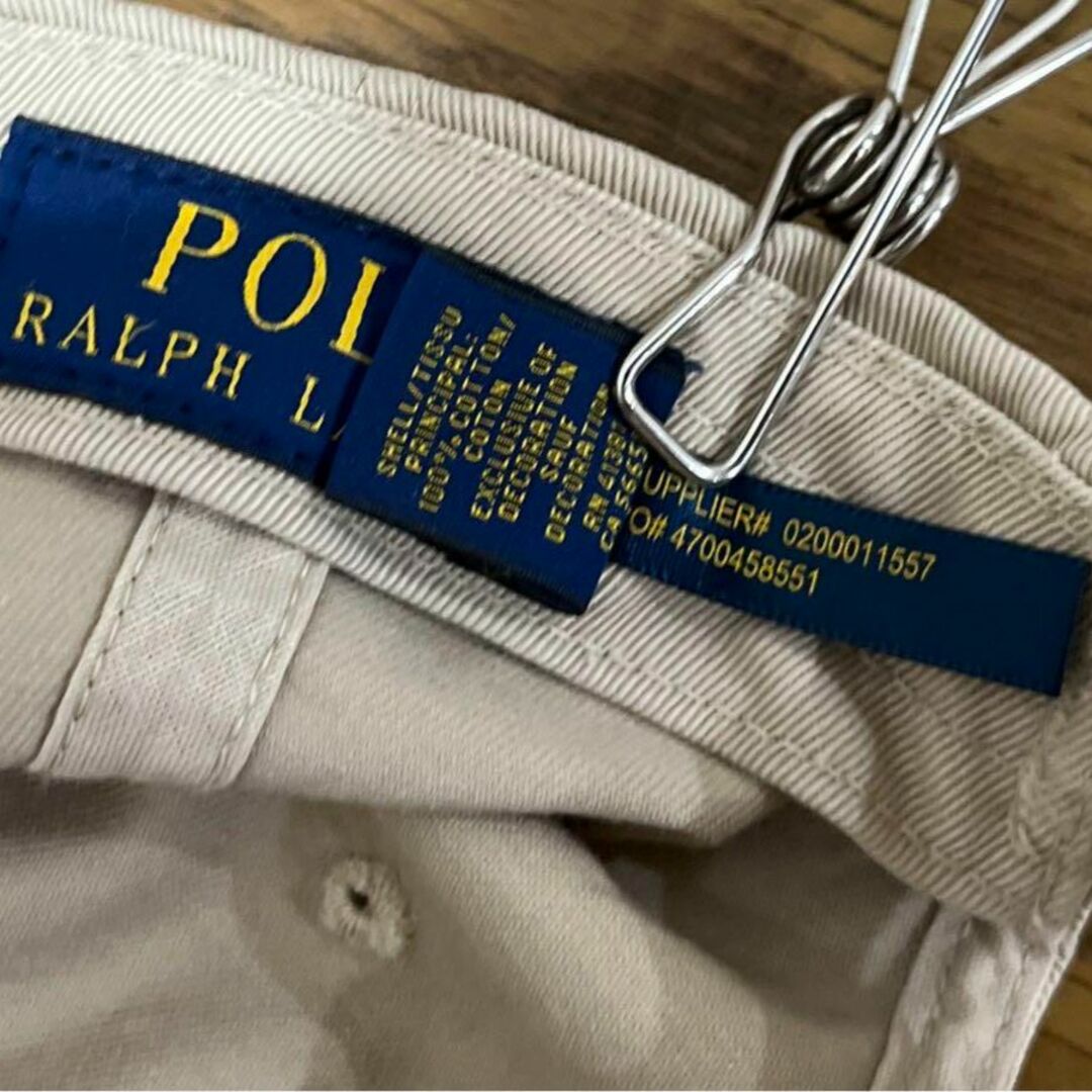 POLO RALPH LAUREN(ポロラルフローレン)のポロラルフローレン POLO RALPH LAUREN キャップ ベージュ 帽子 レディースの帽子(キャップ)の商品写真