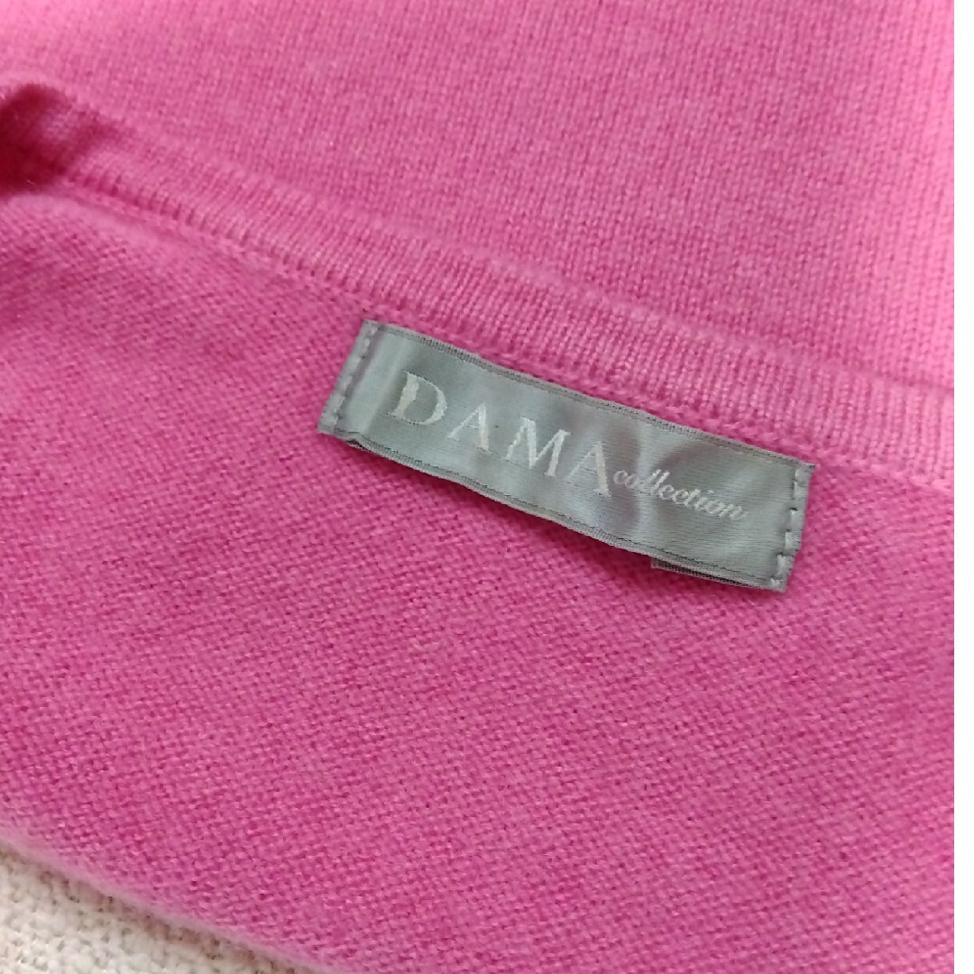 DAMA ダーマコレクション❉カシミヤ100％Vネックセーター レディースのトップス(ニット/セーター)の商品写真