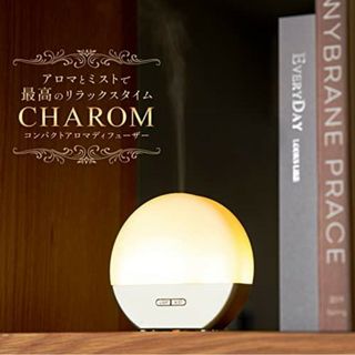 CHAROM　コンパクトアロマディフューザー　アロマ付き　加湿器小型 70ml(アロマディフューザー)