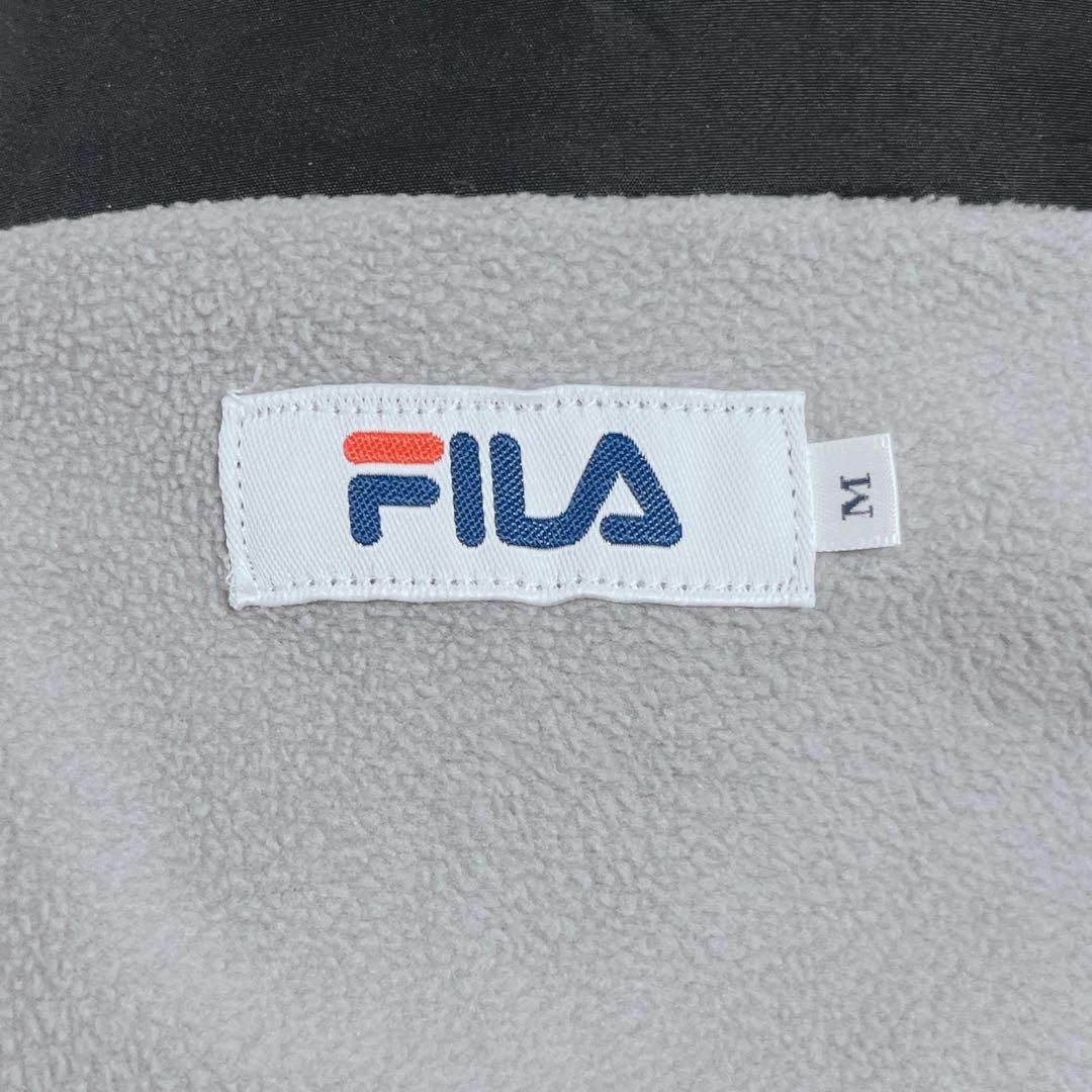 FILA(フィラ)のフィラ　ナイロンジャケット　ジップアップパーカー【L】裏フリース　スポーティ メンズのジャケット/アウター(ナイロンジャケット)の商品写真