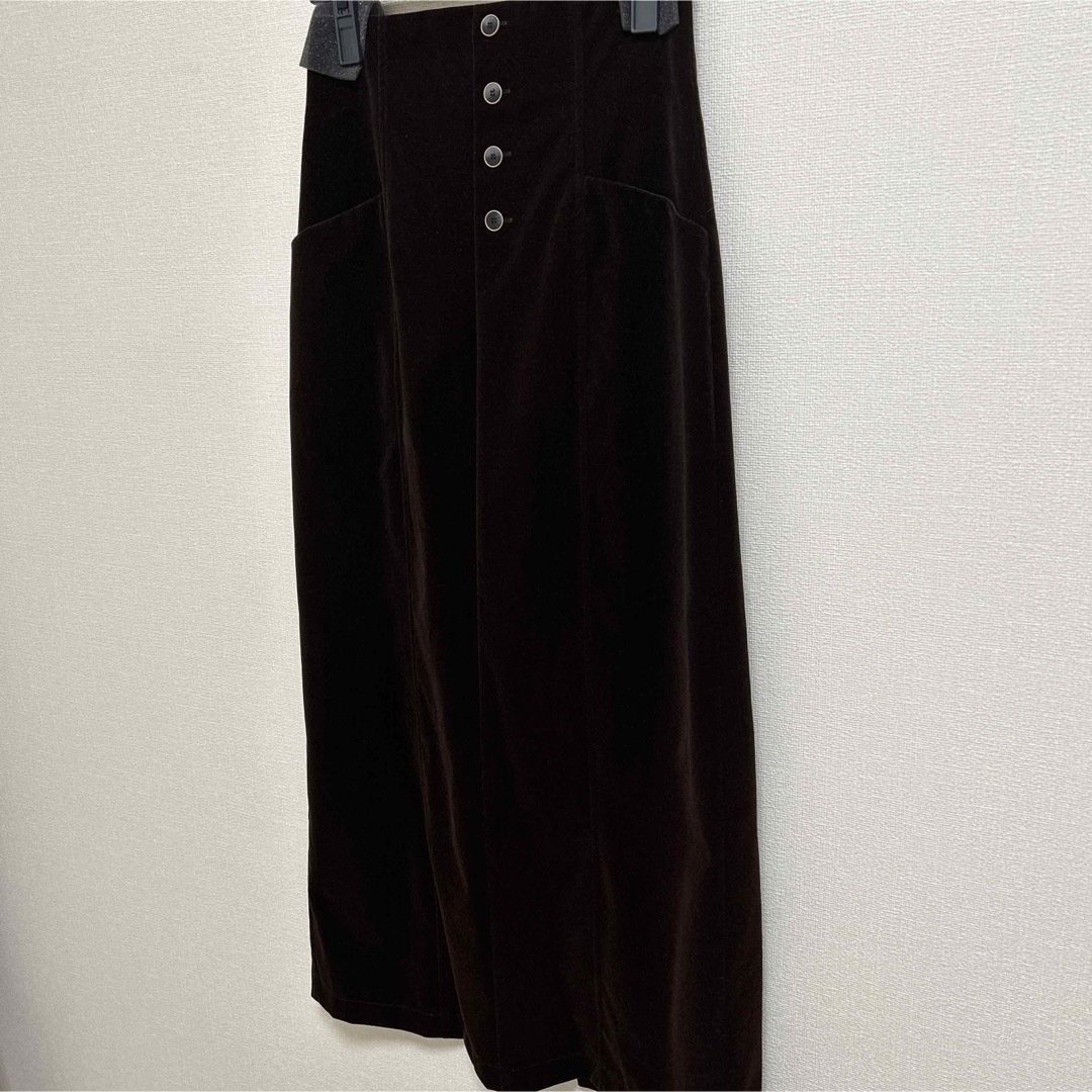 Andemiu ベッチンフロントボタンスカート