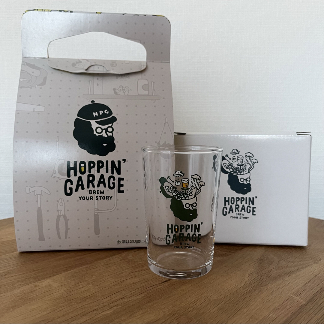 HOPPIN'GARAGE ビアグラス インテリア/住まい/日用品のキッチン/食器(グラス/カップ)の商品写真