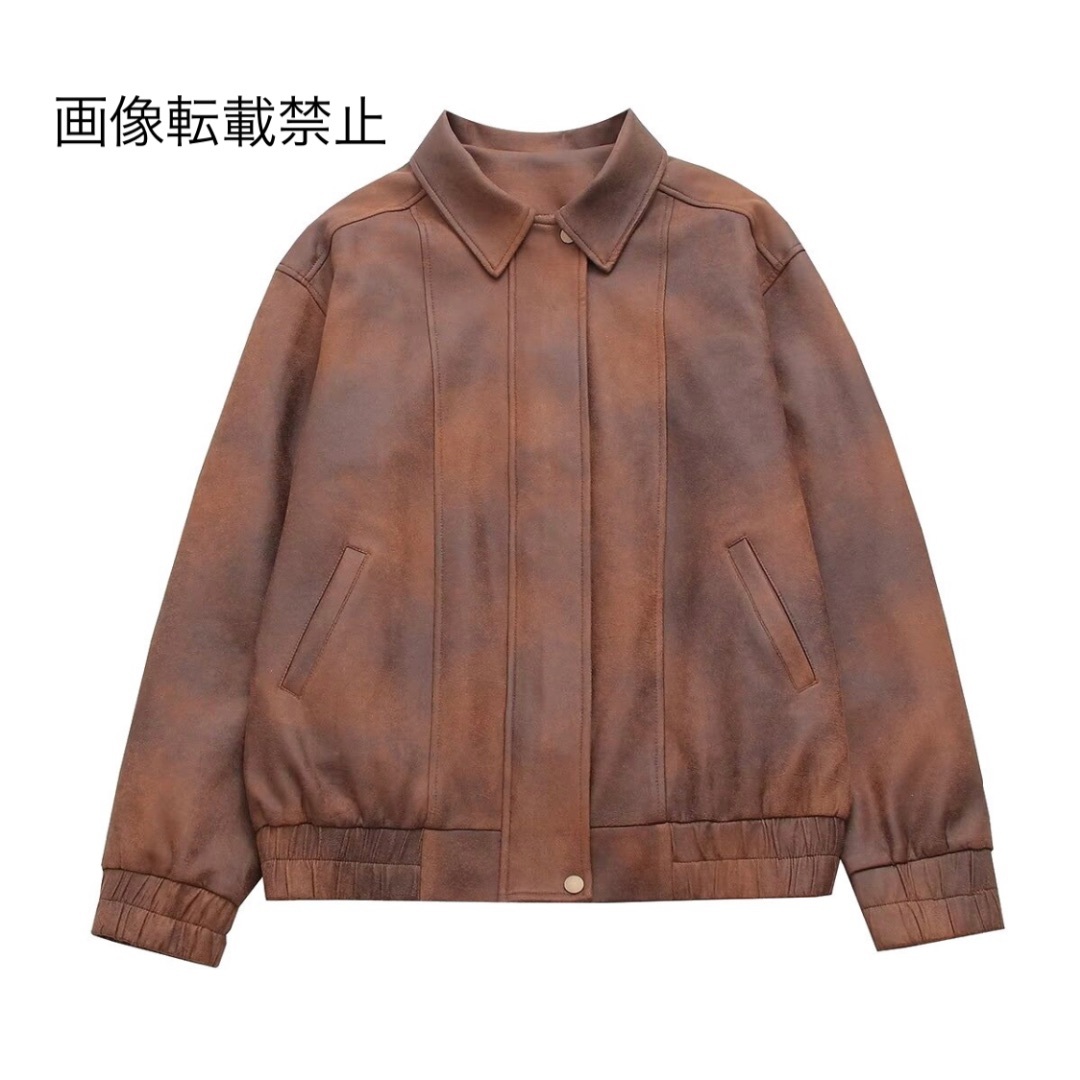 12月新作13072◆フェイクレザー PU ジャケット