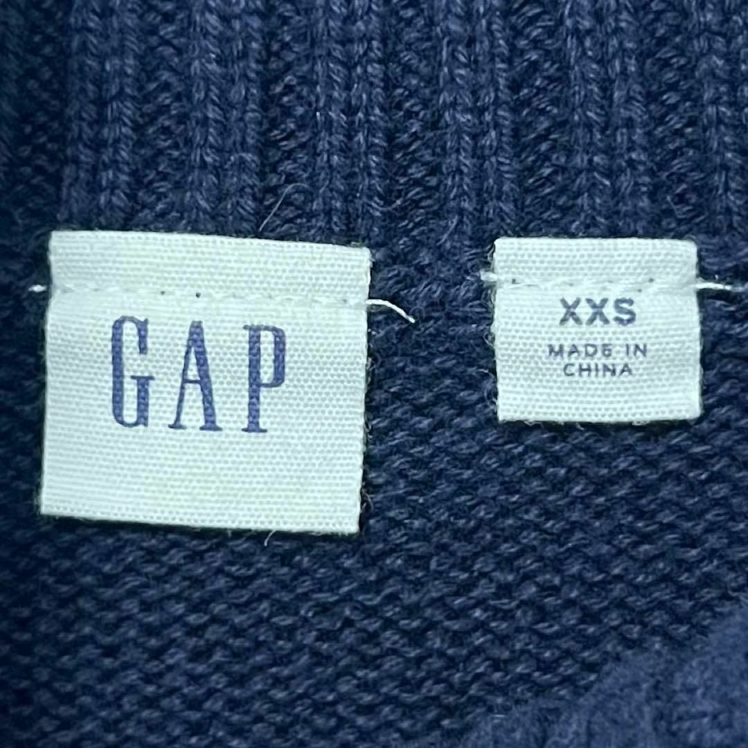 GAP(ギャップ)の【GAP】タートルセーター　ネイビー　紺　ニット　セーター　レディース レディースのトップス(ニット/セーター)の商品写真