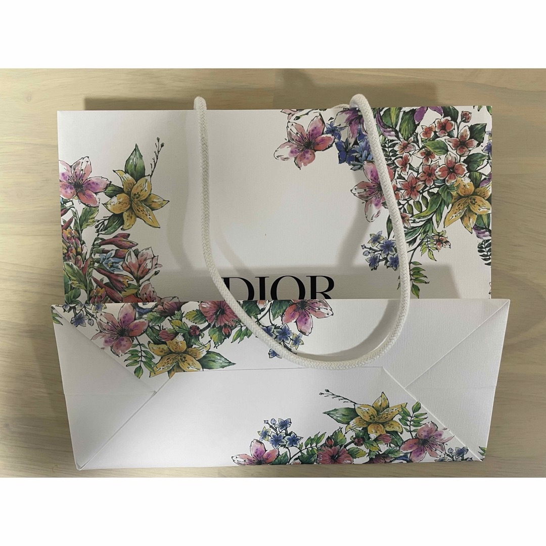 Dior - Dior ディオール 限定 花柄 2023AW 紙袋 ショッパーの Dior - Dior ディオール 限定 花柄 2023AW 紙袋 ショッパーの