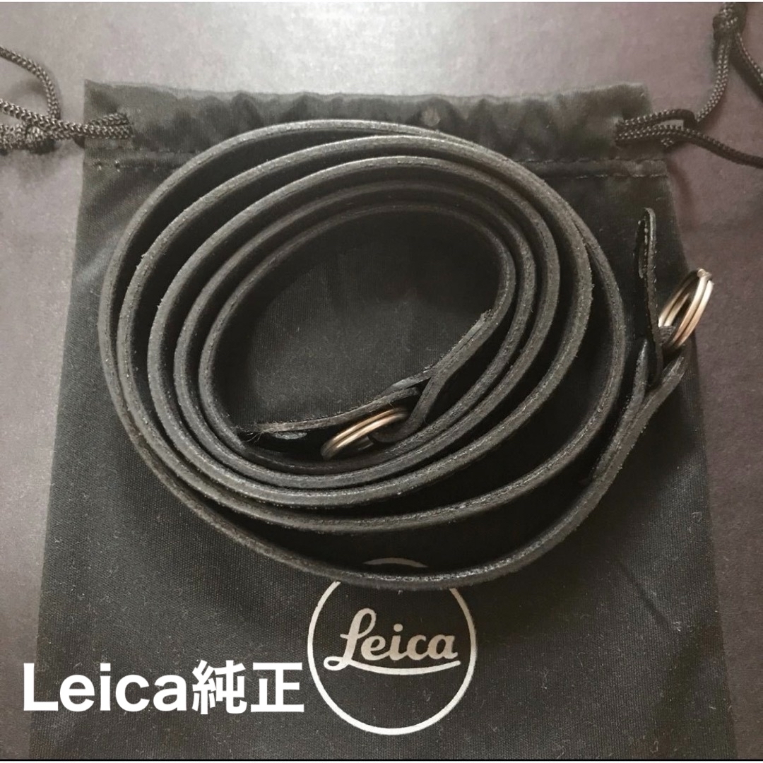 LEICA(ライカ)の☆【純正】Leica M11 レザーストラップ ブラック☆ スマホ/家電/カメラのカメラ(ミラーレス一眼)の商品写真