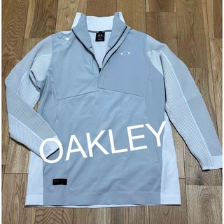 オークリー(Oakley)の美品 オークリー ゴルフ メンズ L ハーフジップ 長袖 スカル(ウエア)