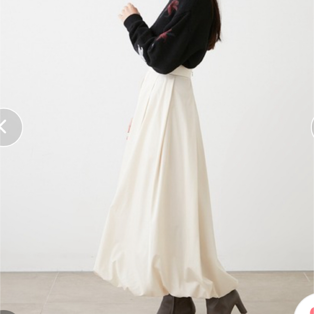 SNIDEL(スナイデル)のSNIDEL  スラッシュタックバルーンスカート レディースのスカート(ロングスカート)の商品写真