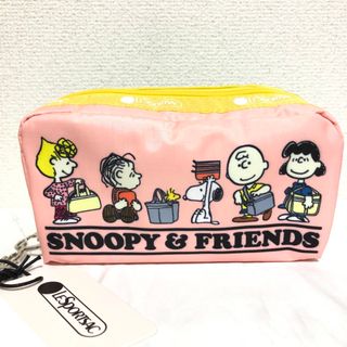 レスポートサック(LeSportsac)の新品 レスポートサック ポーチ スヌーピー SNOOPY&FRIENDS ピンク(ポーチ)