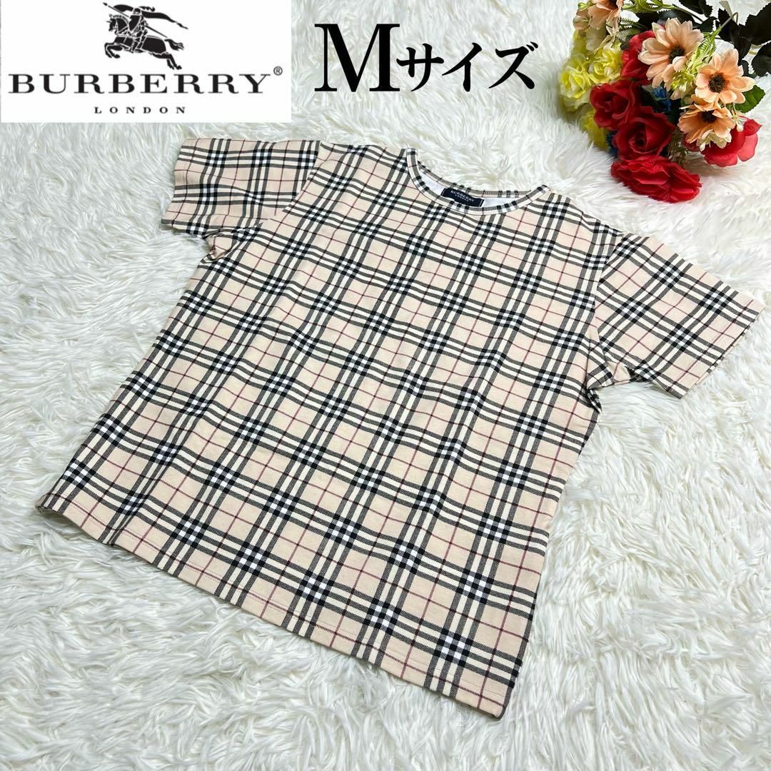 BURBERRY(バーバリー)の【未使用】Burberry LONDON ノバチェック  Tシャツ カットソー レディースのトップス(Tシャツ(半袖/袖なし))の商品写真