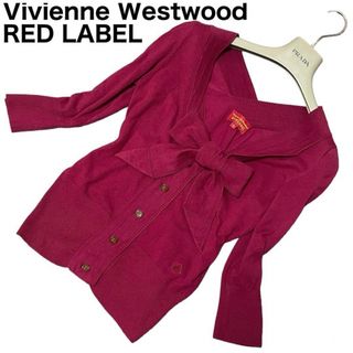 ヴィヴィアンウエストウッド(Vivienne Westwood)のVivienne Westwood RED LABEL カーディガン　ボウタイ(カーディガン)