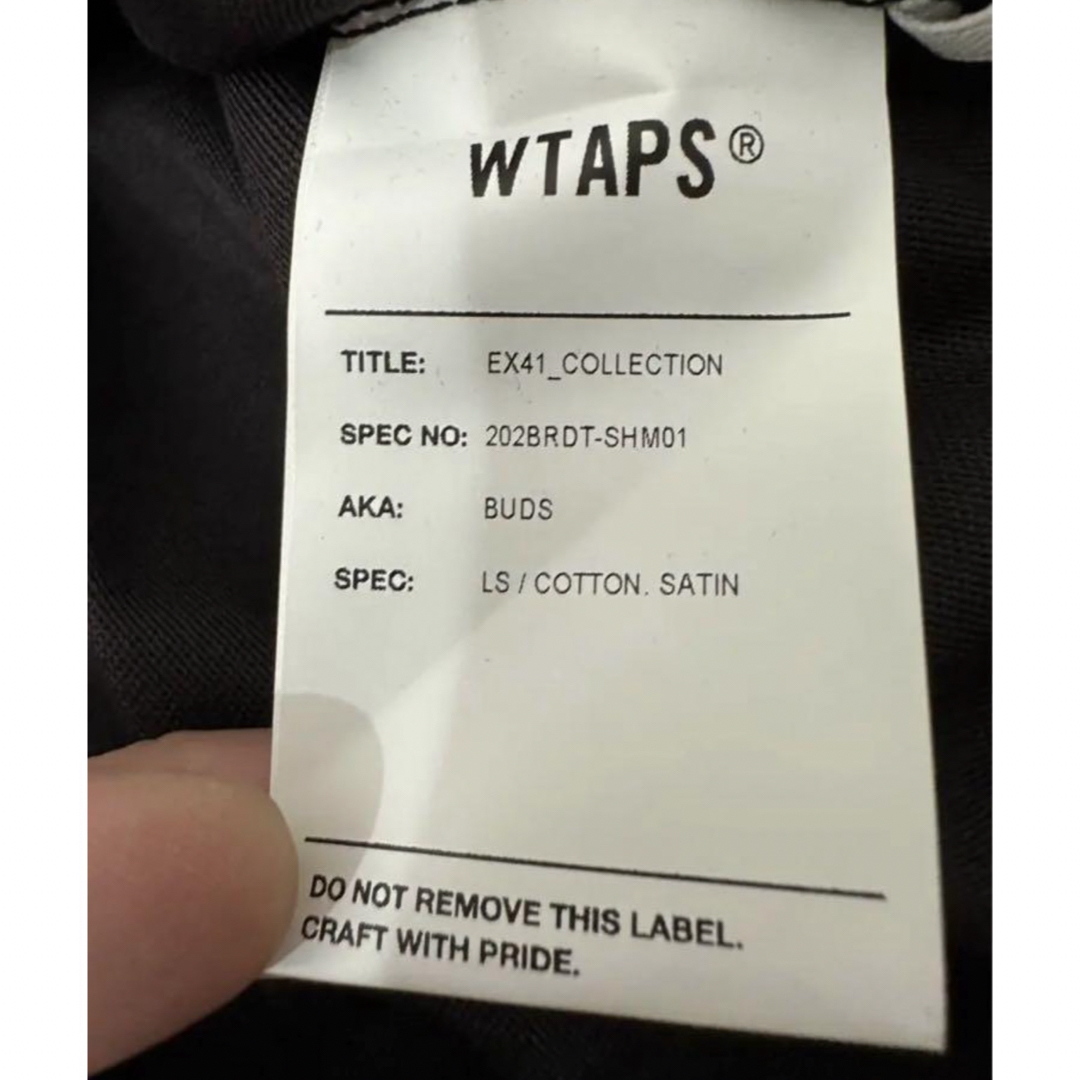 W)taps(ダブルタップス)のWTAPS 202BRDT-SHM01 BUDS LS COTTON SATIN メンズのトップス(シャツ)の商品写真