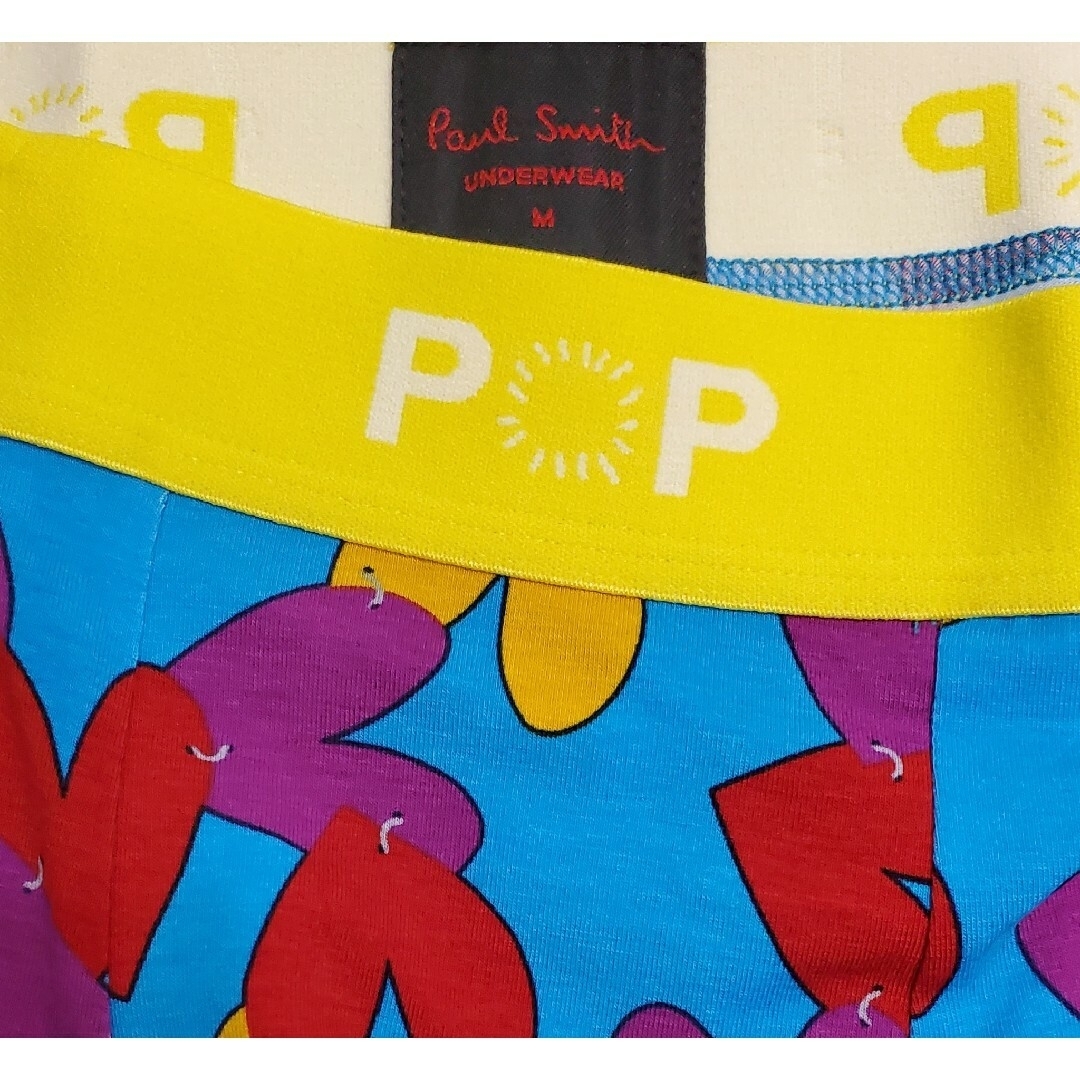 Paul Smith(ポールスミス)のポールスミス　新品　メンズ　ボクサーパンツ(ハート/ブルーM) メンズのアンダーウェア(ボクサーパンツ)の商品写真