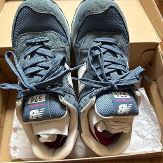 ニューバランス(New Balance)のお値下げ　ニューバランス　574     23.5センチ(スニーカー)