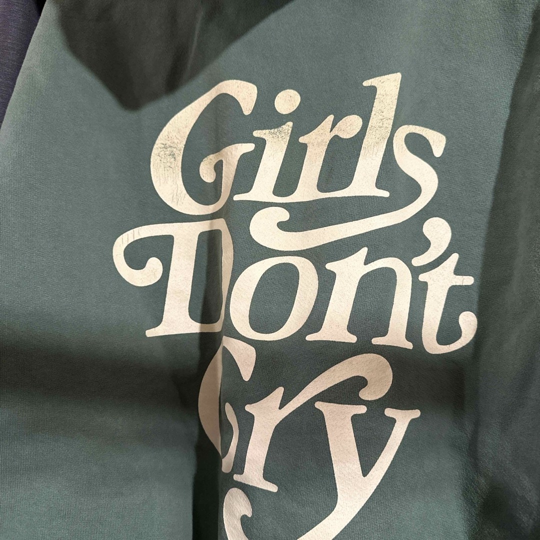 Girls Don't Cry(ガールズドントクライ)のgirls don't cry ガールズドントクライ グリーン パーカー XL メンズのトップス(パーカー)の商品写真