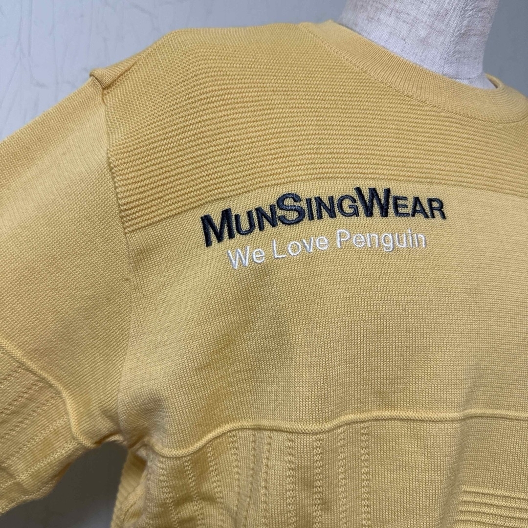 Munsingwear(マンシングウェア)のMUNSINGWEAR ワンポイントペンギン　トレーナー　ニット　シンプル メンズのトップス(ニット/セーター)の商品写真