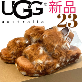 アグオーストラリア(UGG AUSTRALIA)の新品　アグ　UGG オンイヤースポット　サンダル　23cm(サンダル)