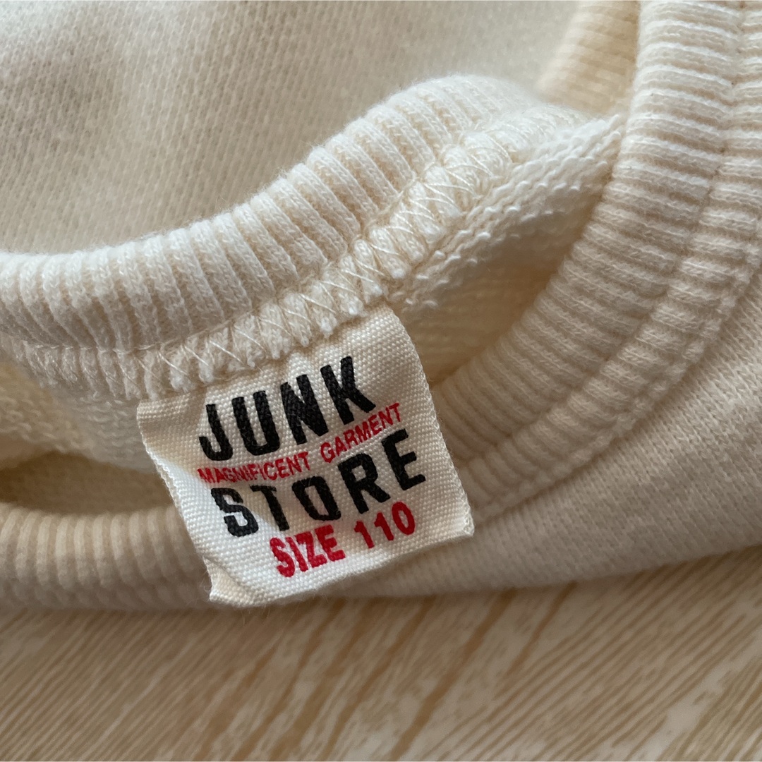 JUNK STORE(ジャンクストアー)のJUNKSTORE ジャンクストアー 110 トレーナー 2着セット 子供服 キッズ/ベビー/マタニティのキッズ服男の子用(90cm~)(その他)の商品写真