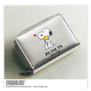 スヌーピー(SNOOPY)の新品未開封　スヌーピー　じゃばらミニ財布　推し活にも使える　シルバー(財布)