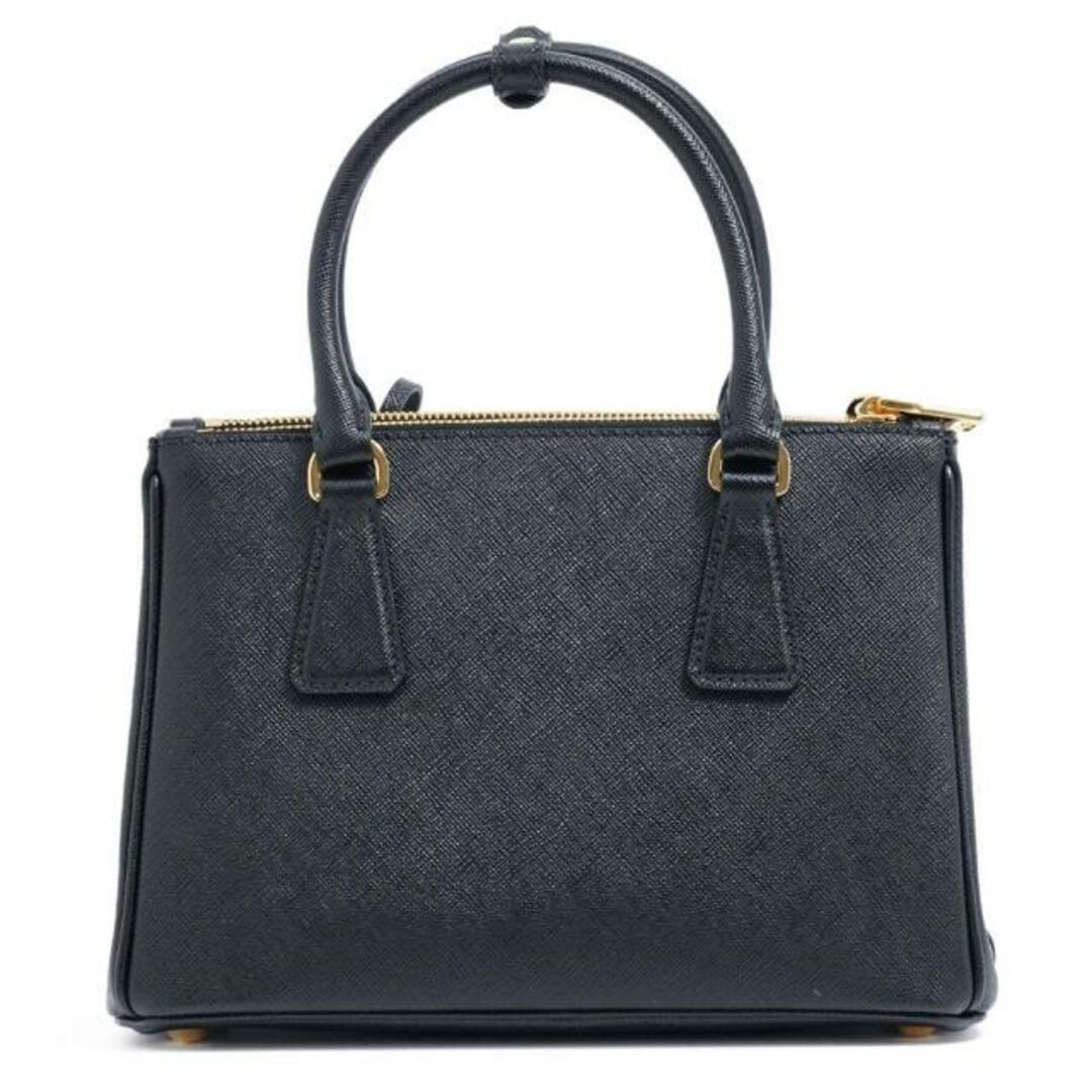 PRADA(プラダ)のPRADA(プラダ) 1BA896 プラダ ガレリア サフィアーノレザー スモールバッグ Black レディースのバッグ(ハンドバッグ)の商品写真