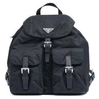 プラダ(PRADA)のPRADA(プラダ) 1BZ811 Re-Nylon ミディアム バックパック Black(リュック/バックパック)