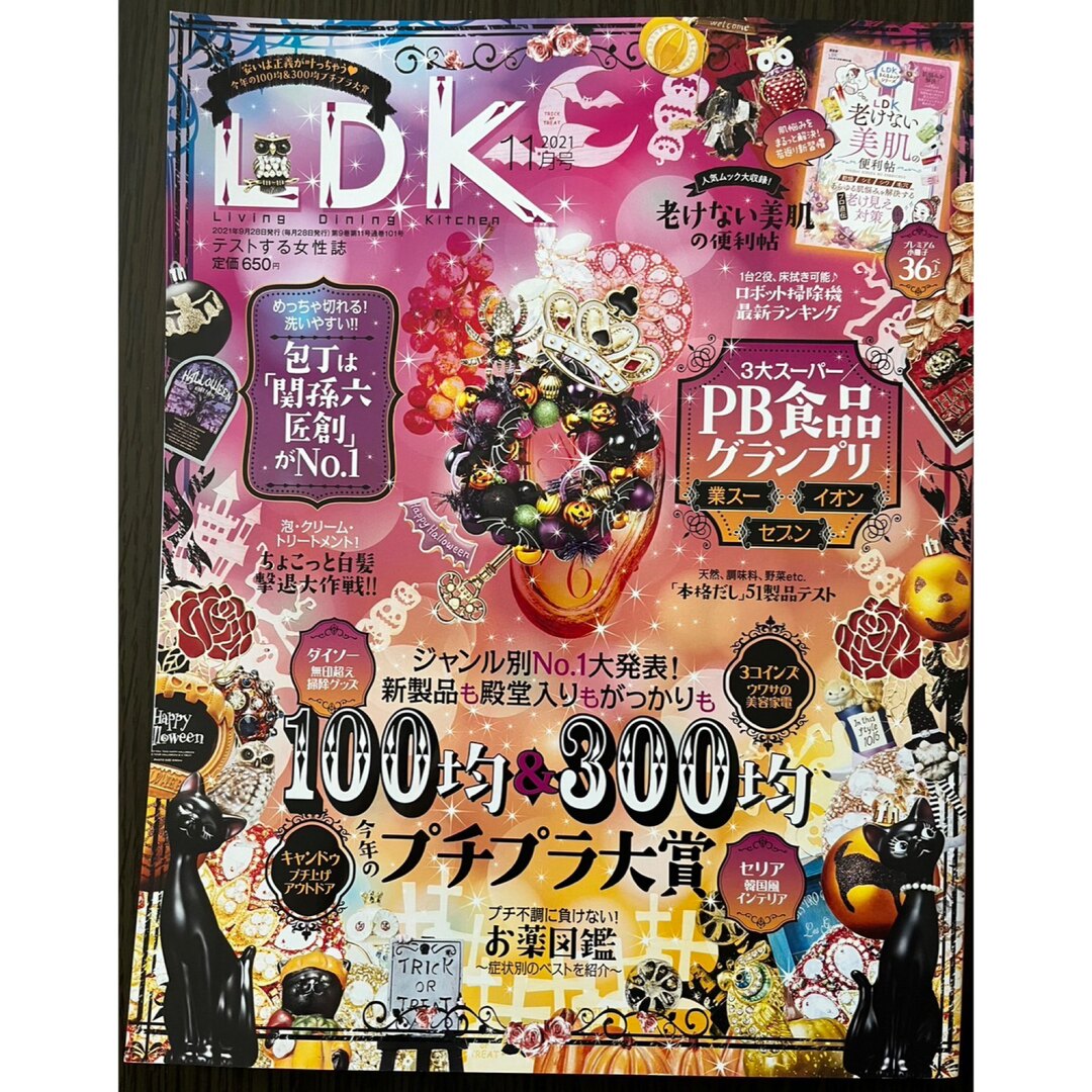 匿名配送 LDK 2021年11月号 雑誌 老けない美肌の便利帖 エンタメ/ホビーの本(住まい/暮らし/子育て)の商品写真