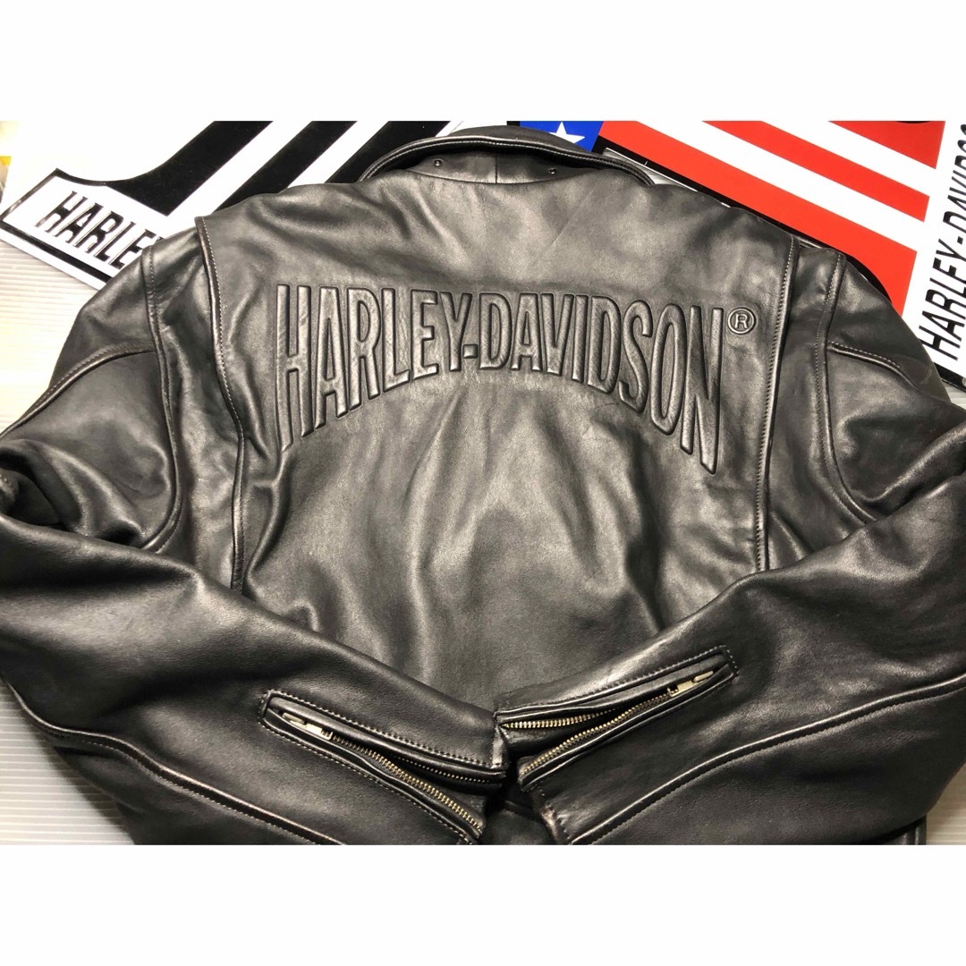 Harley Davidson - 【極美品！背ロゴエンボス】ハーレーダビットソン極