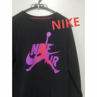 ジョーダン(Jordan Brand（NIKE）)のNIKEナイキ　エアジョーダンBIG ロゴ入りスウェット★プルオーバー★S～M(スウェット)