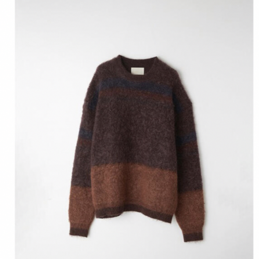 yoke Rothko Border Crew Neckニット/セーター