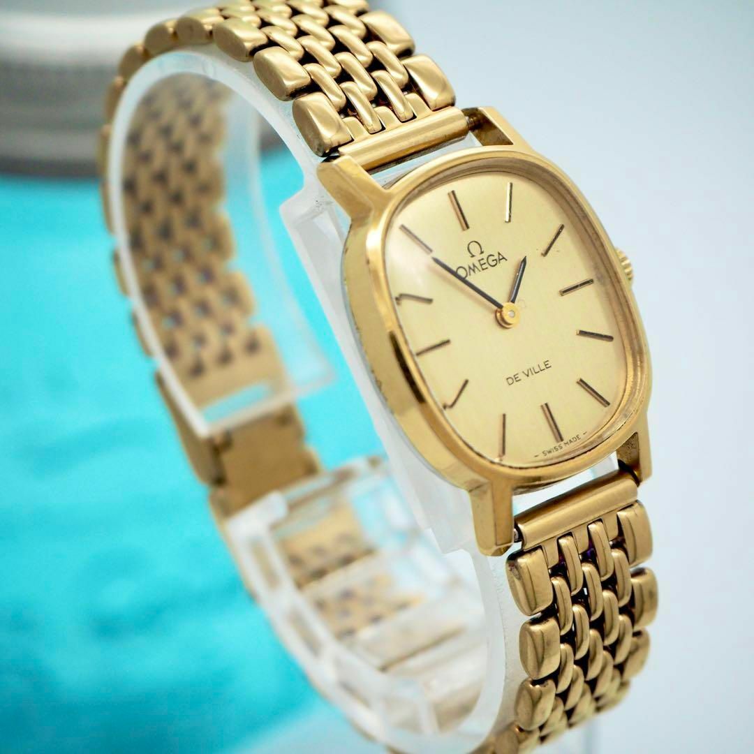 748【美品】OMEGA オメガ時計　DeVille デビル　レディース腕時計
