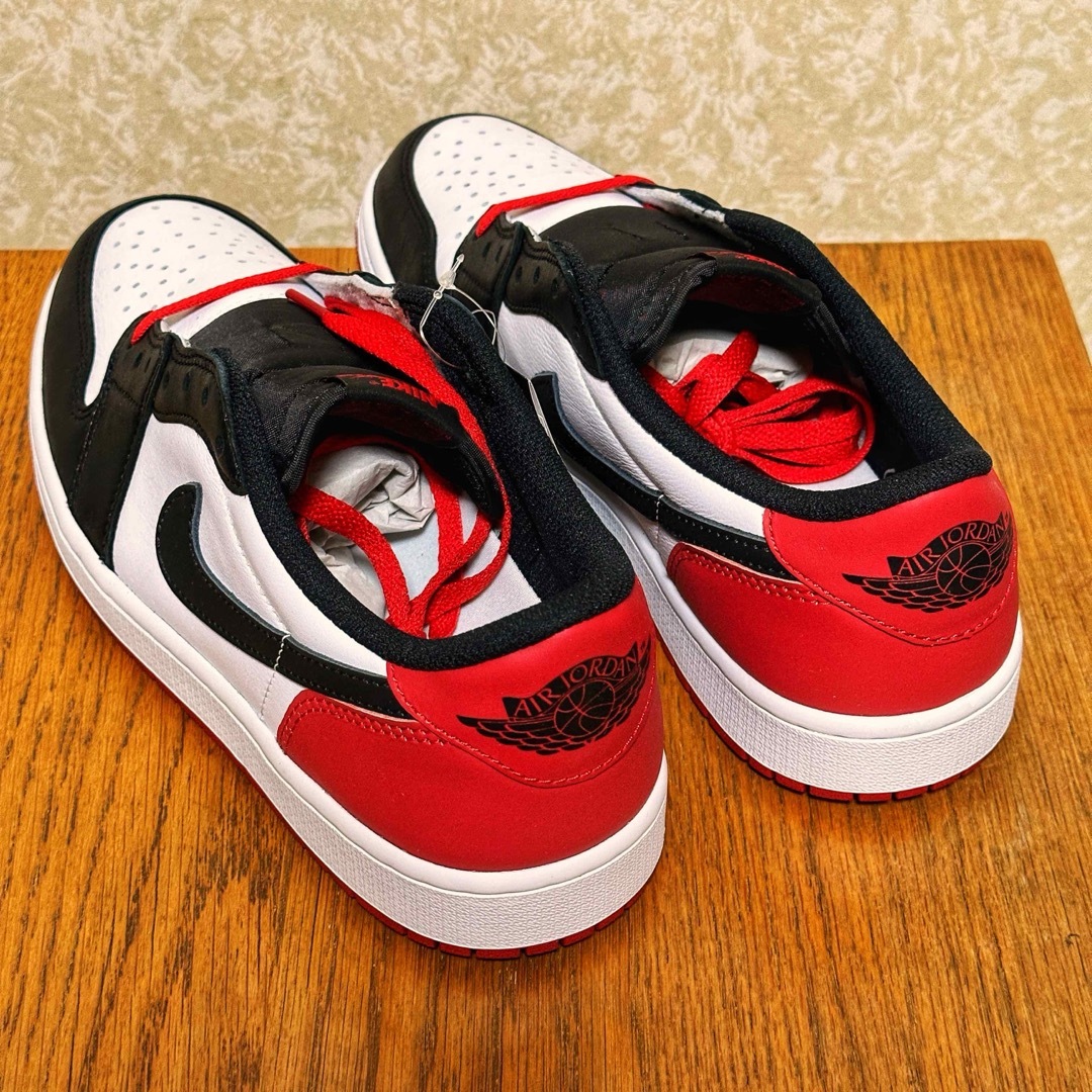 Jordan Brand（NIKE）(ジョーダン)の新品未使用AIR JORDAN RETRO LOW“つま黒”　27.5cm メンズの靴/シューズ(スニーカー)の商品写真