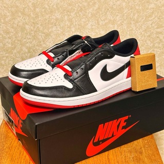 ジョーダン(Jordan Brand（NIKE）)の新品未使用AIR JORDAN RETRO LOW“つま黒”　27.5cm(スニーカー)