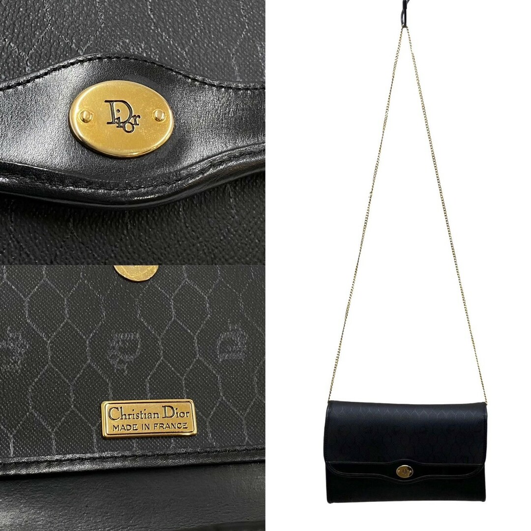 ◆極美品◆ Christian Dior ショルダーバッグ CDロゴ チェーン