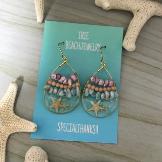 雫フープのbeachピアス(ピアス)