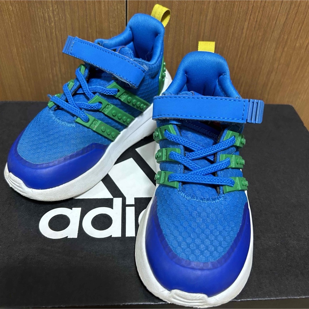 adidas(アディダス)のadidas アディダス　キッズスニーカー　LEGOコラボ　14センチ キッズ/ベビー/マタニティのベビー靴/シューズ(~14cm)(スニーカー)の商品写真