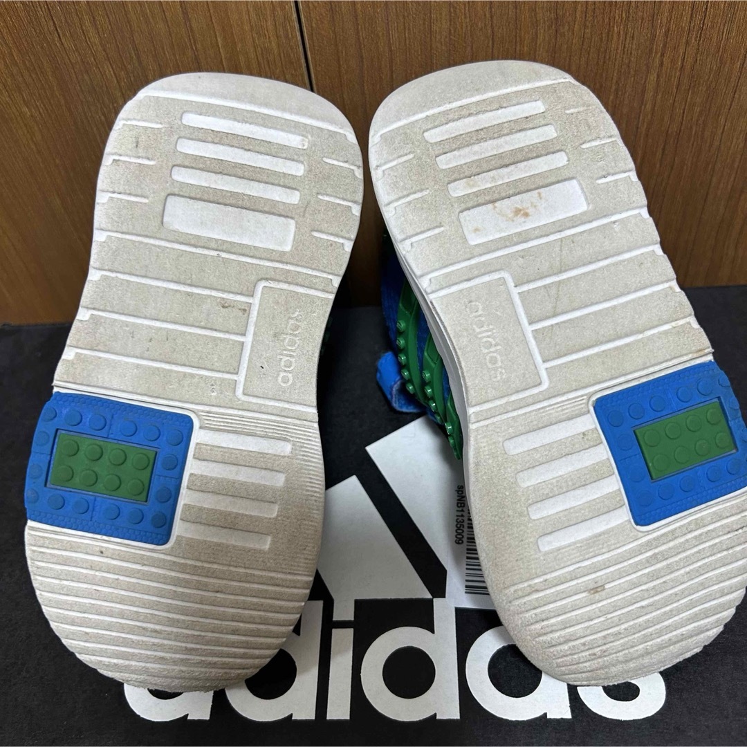 adidas(アディダス)のadidas アディダス　キッズスニーカー　LEGOコラボ　14センチ キッズ/ベビー/マタニティのベビー靴/シューズ(~14cm)(スニーカー)の商品写真