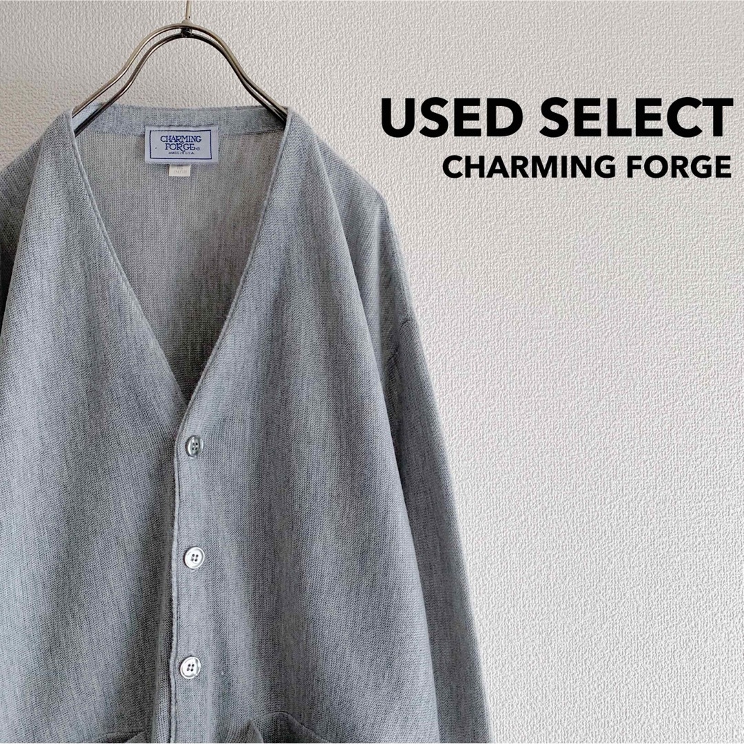 USA製 “CHARMING FORGE” Old Knit Cardigan メンズのトップス(カーディガン)の商品写真