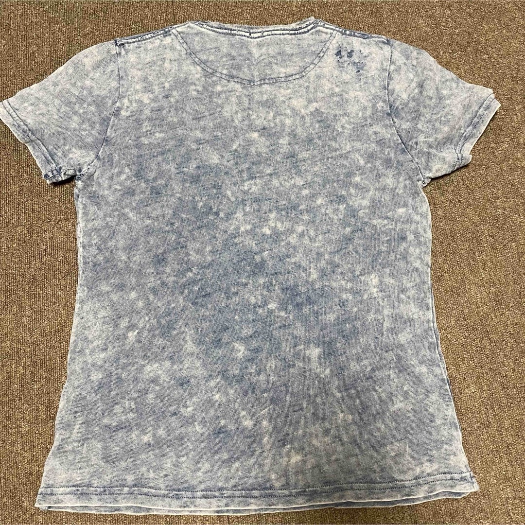 BAYFLOW(ベイフロー)のBAYFLOW インディゴ ダメージ Tシャツ メンズのトップス(Tシャツ/カットソー(半袖/袖なし))の商品写真