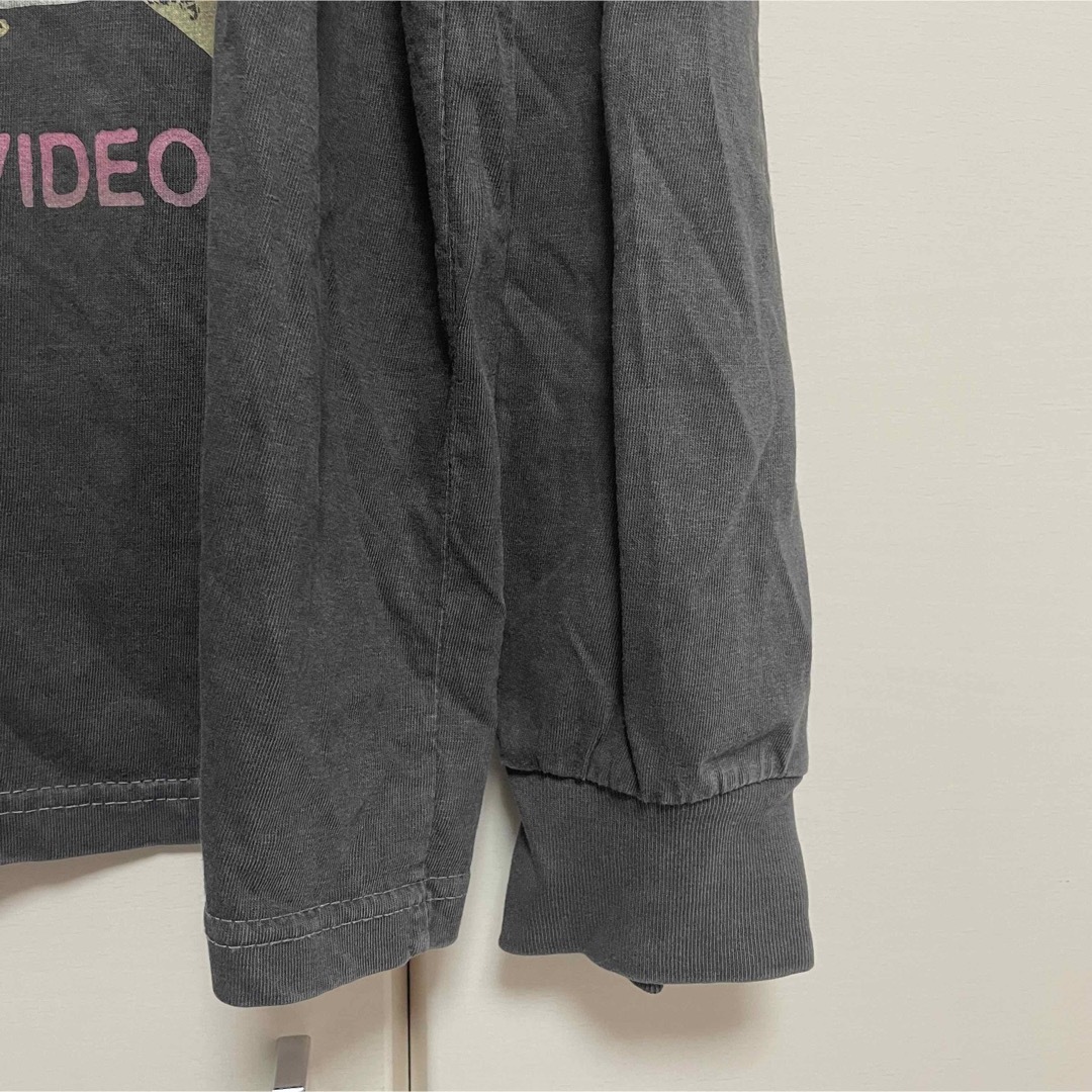 韓国 ロンT チャコールグレー メンズのトップス(Tシャツ/カットソー(七分/長袖))の商品写真